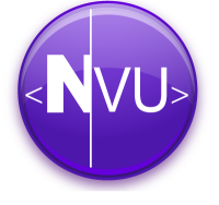 nvu html web software